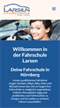 Mobile Screenshot of fahrschule-larsen.de