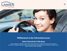 Tablet Screenshot of fahrschule-larsen.de